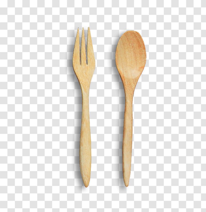 Wooden Spoon Fork Knife - Tableware - Commodity Transparent PNG