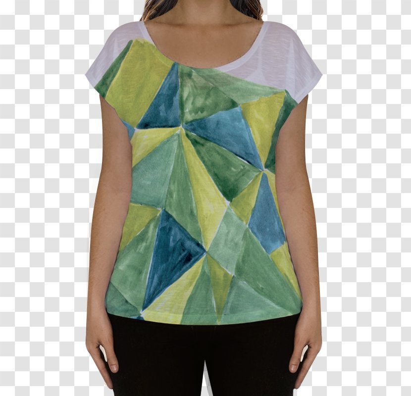 T-shirt Sleeve The Seven Deadly Sins Blouse - Frame - Baby Eucalyptus Watercolor Transparent PNG
