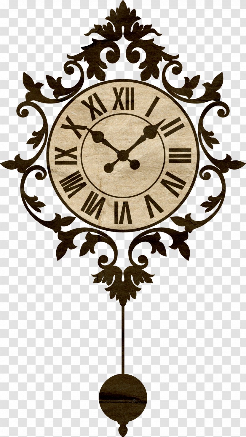 Wall Decal Clock Decorative Arts Sticker - Paper Transparent PNG