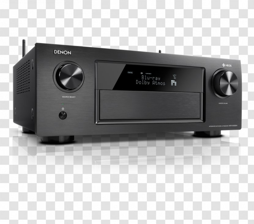 Denon AVR X4400H AVR-X4400H 9.2 Channel AV Receiver Dolby Atmos - Audio Equipment Transparent PNG