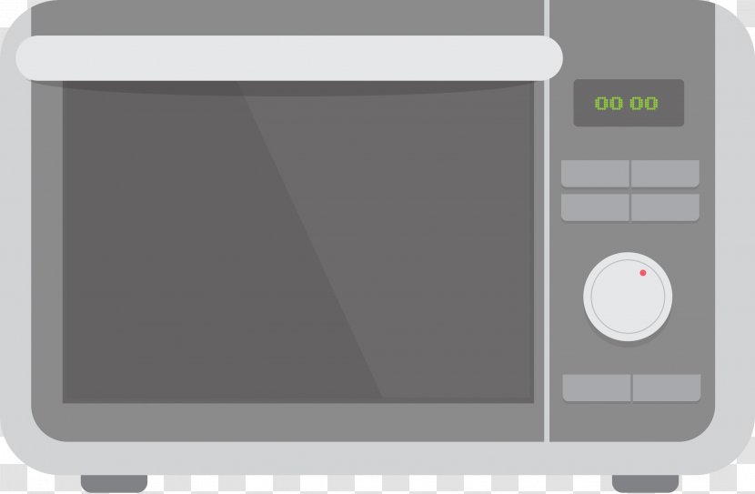 Microwave Oven Flat Design Home Appliance Furnace - Electric Kettle Transparent PNG