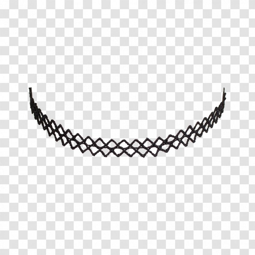 Choker Necklace Charms & Pendants Jewellery Gothic Fashion - Black And White - Protection Transparent PNG