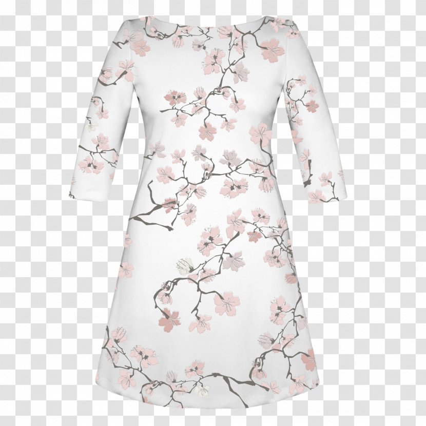 Sleeve Dress Neck - White Transparent PNG