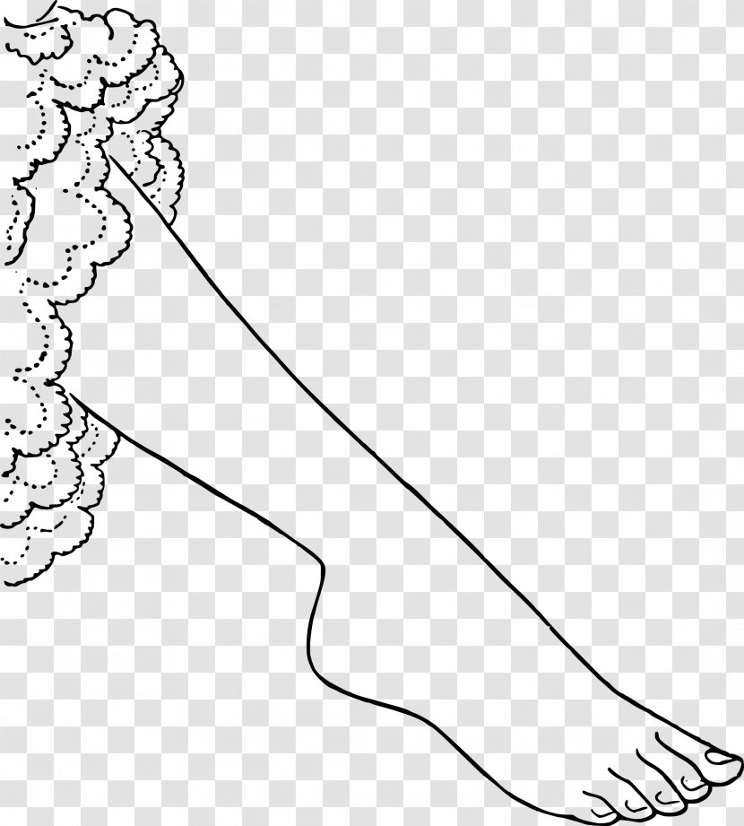 Foot Clip Art - Silhouette Transparent PNG