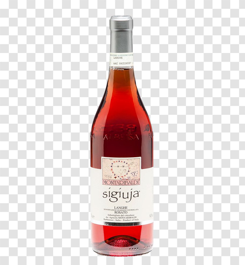 Cantina Montaribaldi Langhe Rosé Nebbiolo Wine - Bottle Transparent PNG
