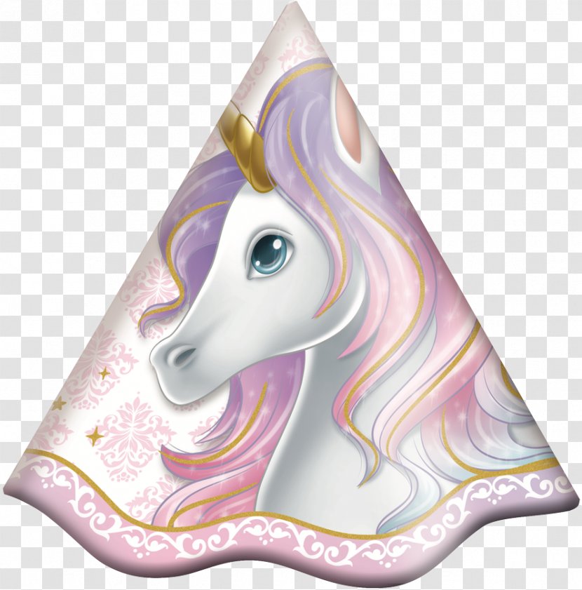 Birthday Party Unicorn Convite Paper - Hat Transparent PNG
