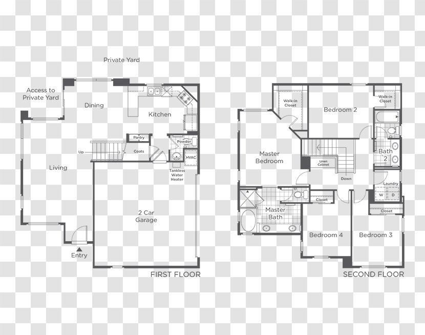 Floor Plan Line - Schematic - Design Transparent PNG