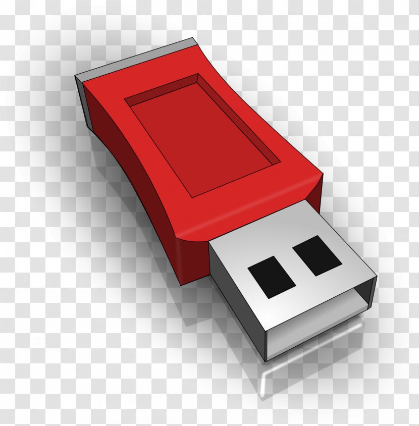 USB Flash Drives Computer Data Storage Clip Art - Memory Stick Transparent PNG
