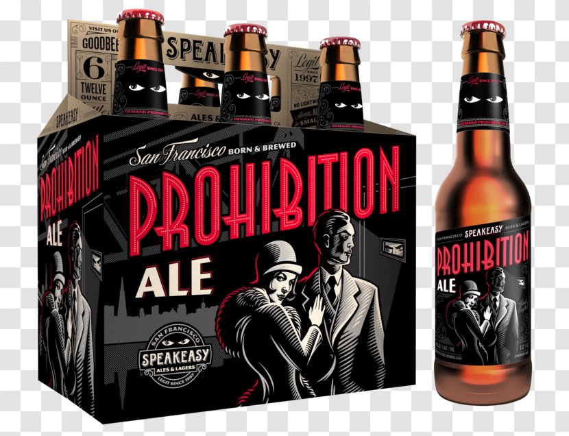 Speakeasy Ales & Lagers Beer Prohibition In The United States Pale Ale - India Transparent PNG