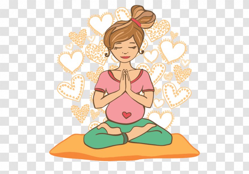 Pregnancy Yoga Prenatal Care Lotus Position - Development Transparent PNG