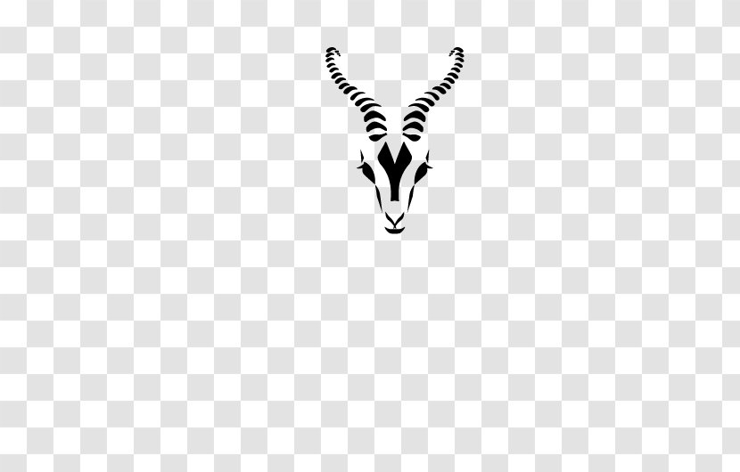 Cattle Antelope Zebra White Font - Black And Transparent PNG