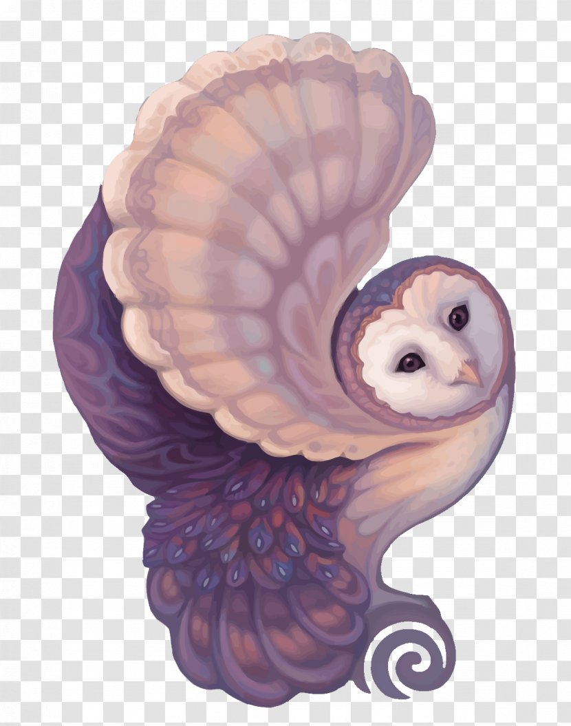 Owl Bird Parrot Euclidean Vector - Purple Transparent PNG