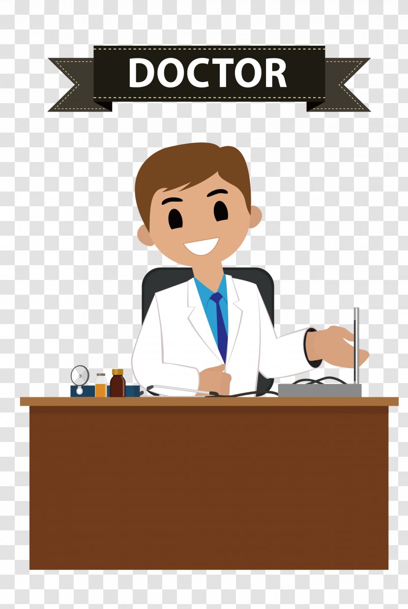 Physician Health Care Medicine - Patient - Cartoon Doctor Transparent PNG
