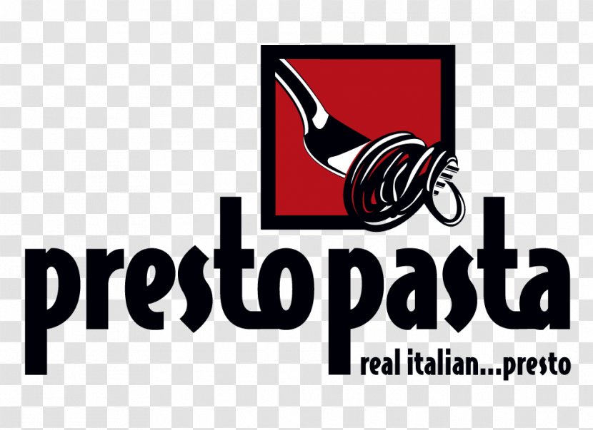 Presto Pasta Logo Italian Cuisine Brand - Spaghetti - Design Transparent PNG