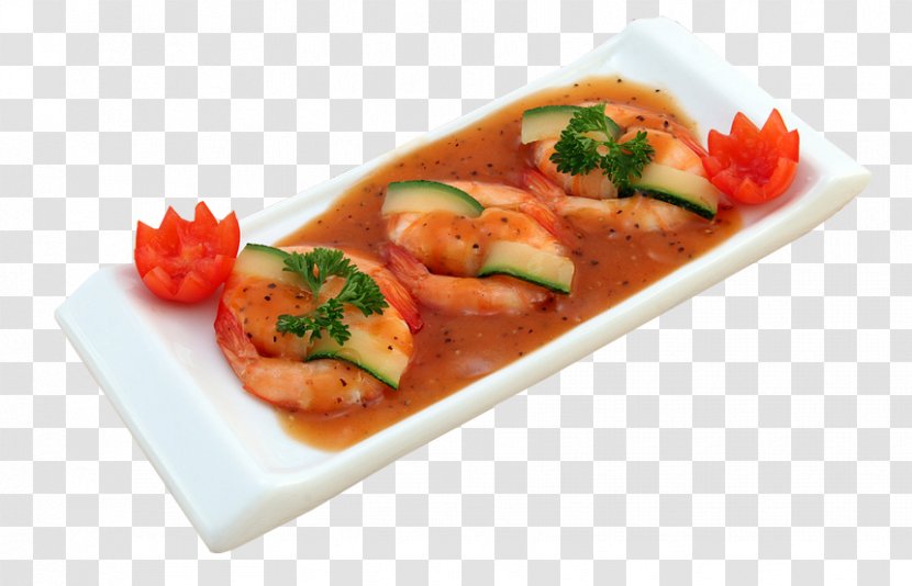 Italian Cuisine Japanese Chinese Food Dish - Cucumber Mixed With Shrimp Transparent PNG