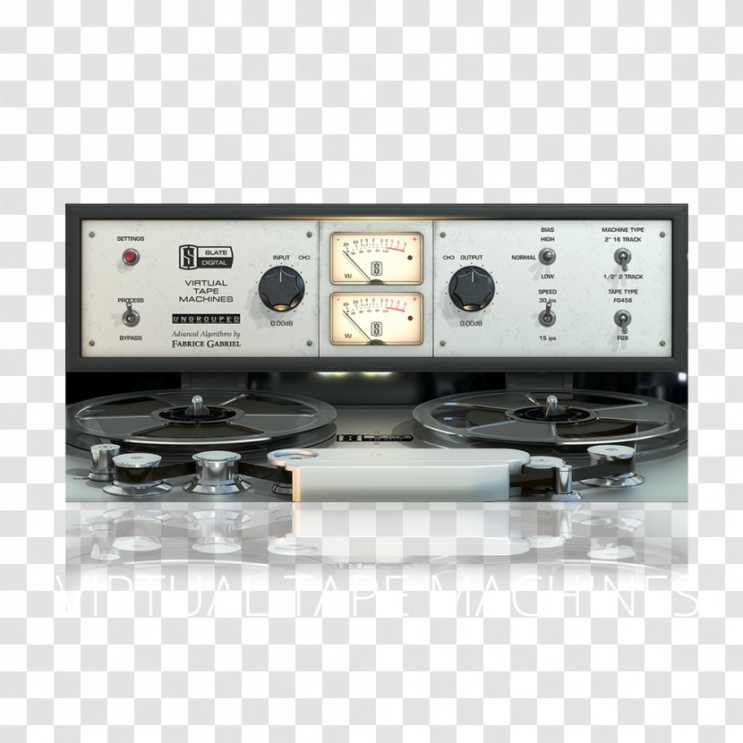 Tape Recorder Audio Mastering Dynamic Range Compression Digital Recording Mixing - Watercolor - Virtual Machine Transparent PNG