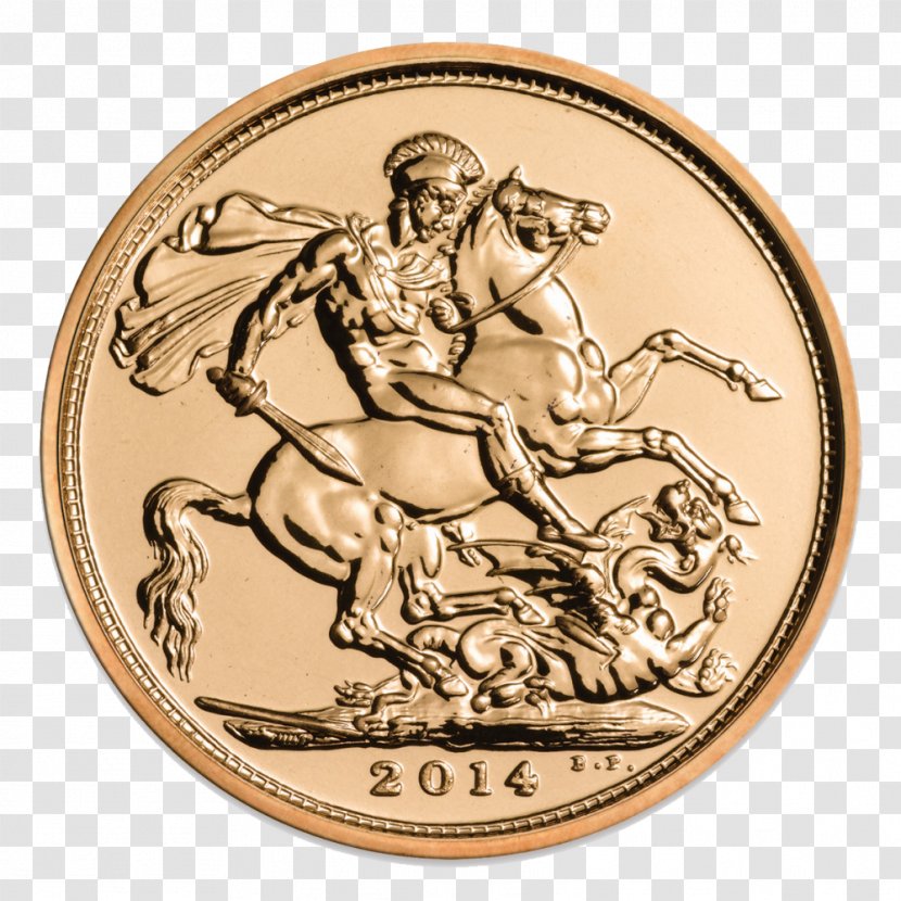 Royal Mint Sovereign Bullion Coin - Lakshmi Gold Transparent PNG