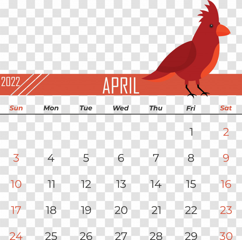 Birds Beak Calendar Line Font Transparent PNG