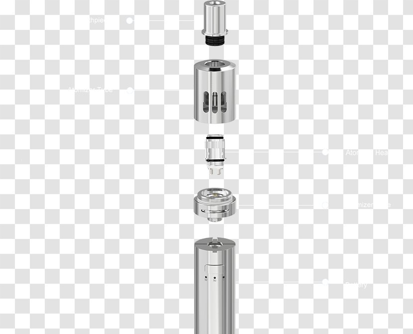 Electronic Cigarette Atomizer Clearomizér Electric Battery Transparent PNG