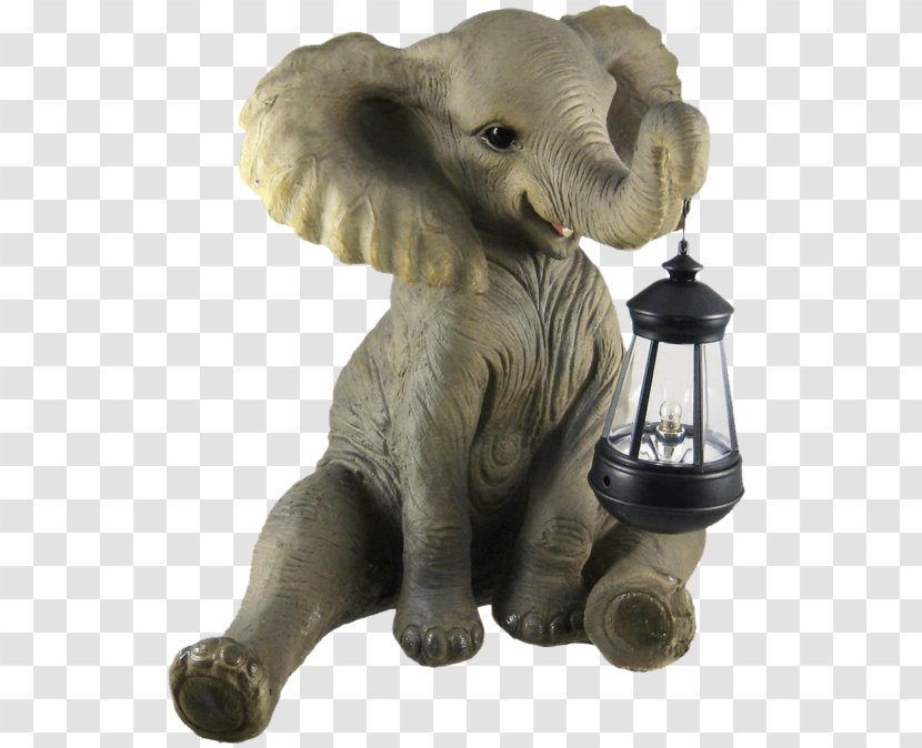 African Elephant Garden Ornament Statue Transparent PNG