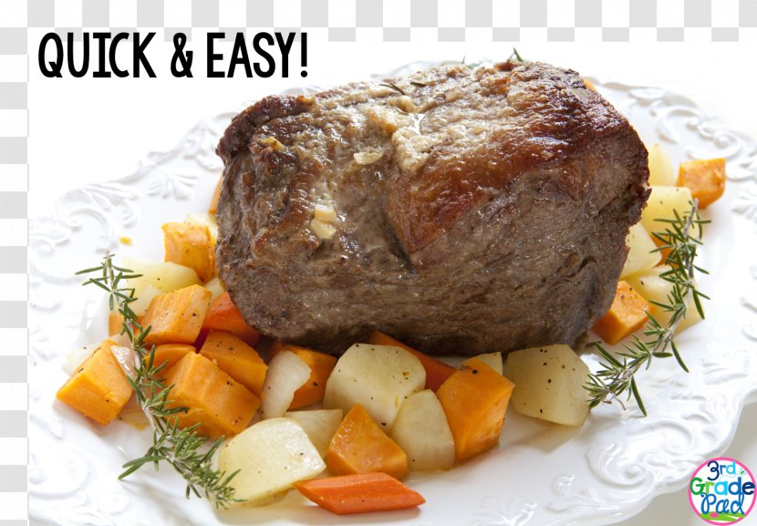 Roast Beef Pot Sunday Food Roasting - Meat Transparent PNG