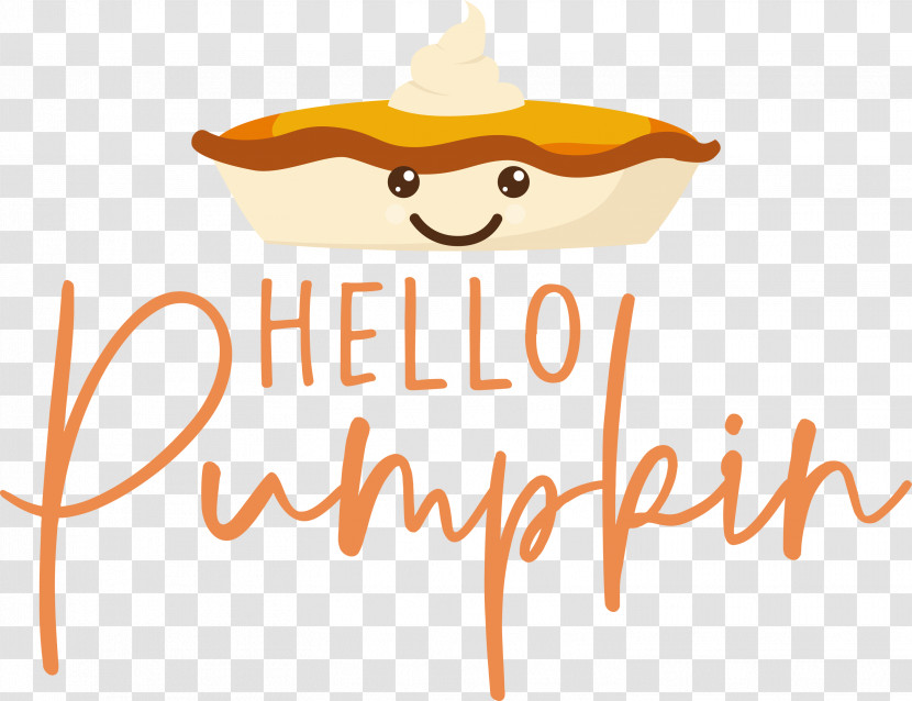 HELLO PUMPKIN Autumn Harvest Transparent PNG