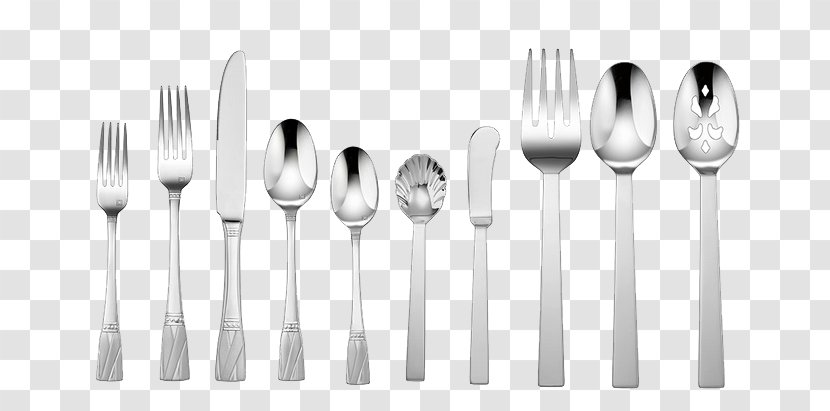 Cutlery Cuisinart Kitchen Utensil Spoon Fork - Silverware Transparent Images Transparent PNG