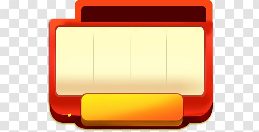 Icon - Yellow - Red Piano Transparent PNG