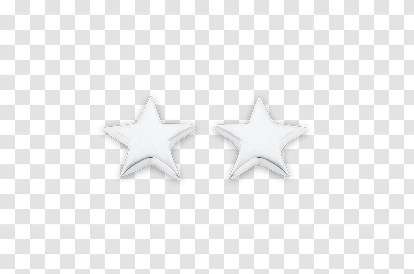 Earring Body Jewellery Silver - Jewelry - Star Transparent PNG