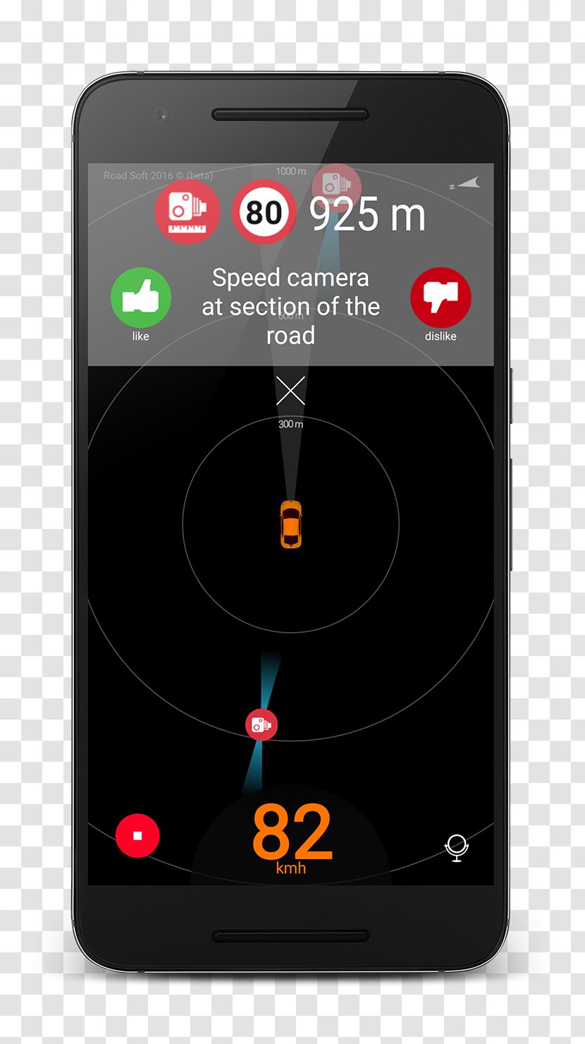 Smartphone Traffic Enforcement Camera Android Feature Phone - Portable Communications Device Transparent PNG