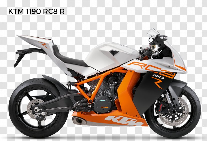 KTM 1190 RC8 Car Motorcycle Adventure - Automotive Exhaust Transparent PNG