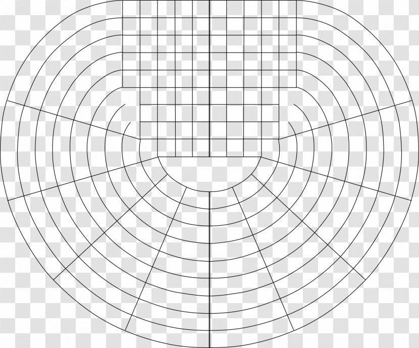 Circle Drawing Anamorphosis Concentric Objects Art - Symmetry - Cylindrical Magnet Transparent PNG