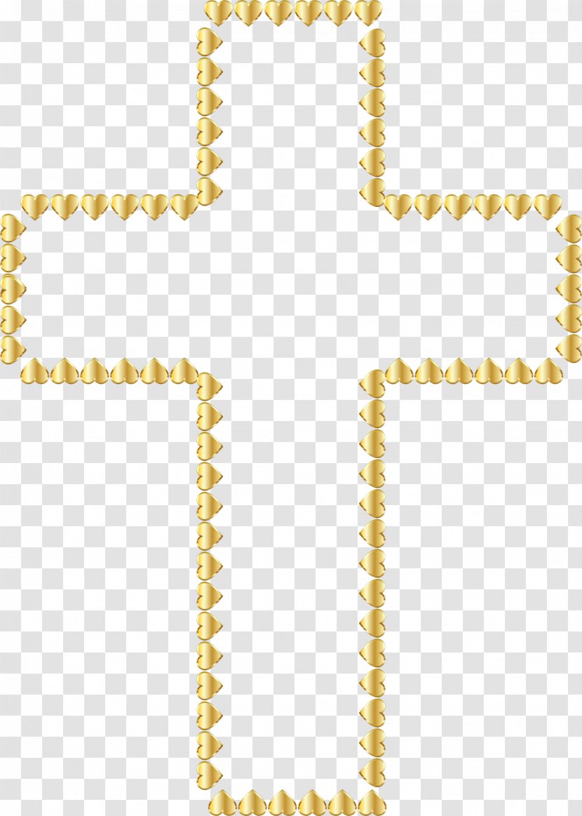 Symbol Clip Art - Christian Cross - Gold Transparent PNG