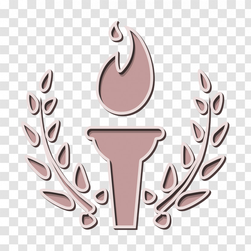 Olympics Games Athletes Icon Olympic Torch Icon Greek Icon Transparent PNG