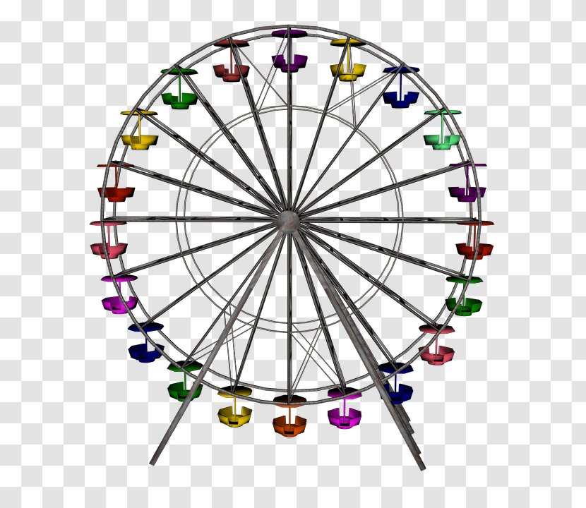Ferris Wheel - Wonder - Amusement Park Transparent PNG