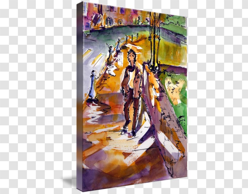 Watercolor Painting Modern Art Acrylic Paint - Artwork - Ink Transparent PNG