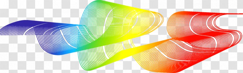 Designer - Computer - Colorful Lines Transparent PNG