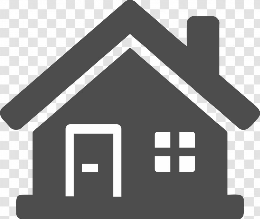 Home Insurance House Real Estate - Black And White Transparent PNG