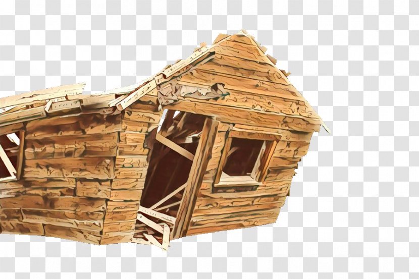 Log Cabin Wood Shed House Hut - Home - Cottage Transparent PNG