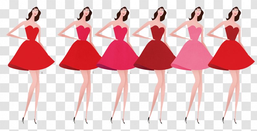 Color Illustration - Silhouette - Women's Designs Transparent PNG