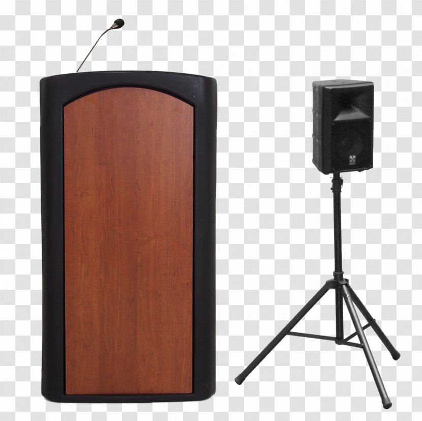 Microphone Mackie Loudspeaker Sound Reinforcement System - Computer Speaker - Podium Transparent PNG