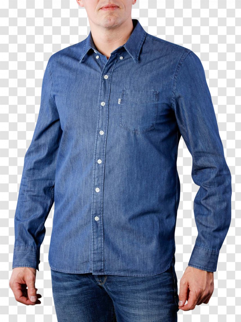 T-shirt Denim Dress Shirt Levi Strauss & Co. Clothing - Textile - Pocket Transparent PNG