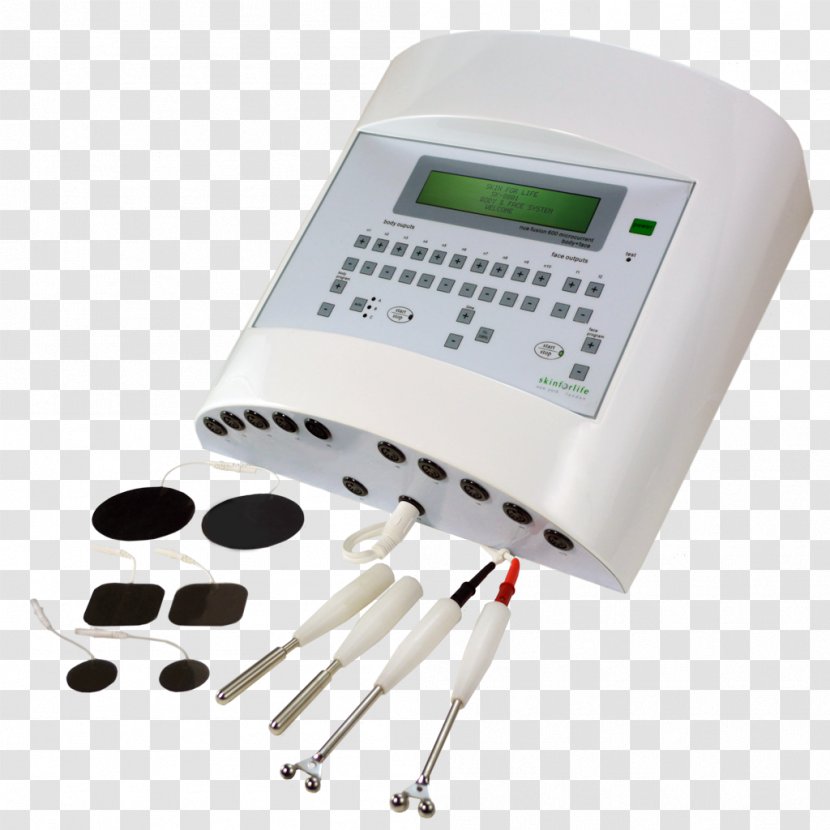 Microcurrent Electrical Neuromuscular Stimulator The Relaxation Centre Skin Therapy Face - Rhytidectomy - Digital Light Effect Transparent PNG