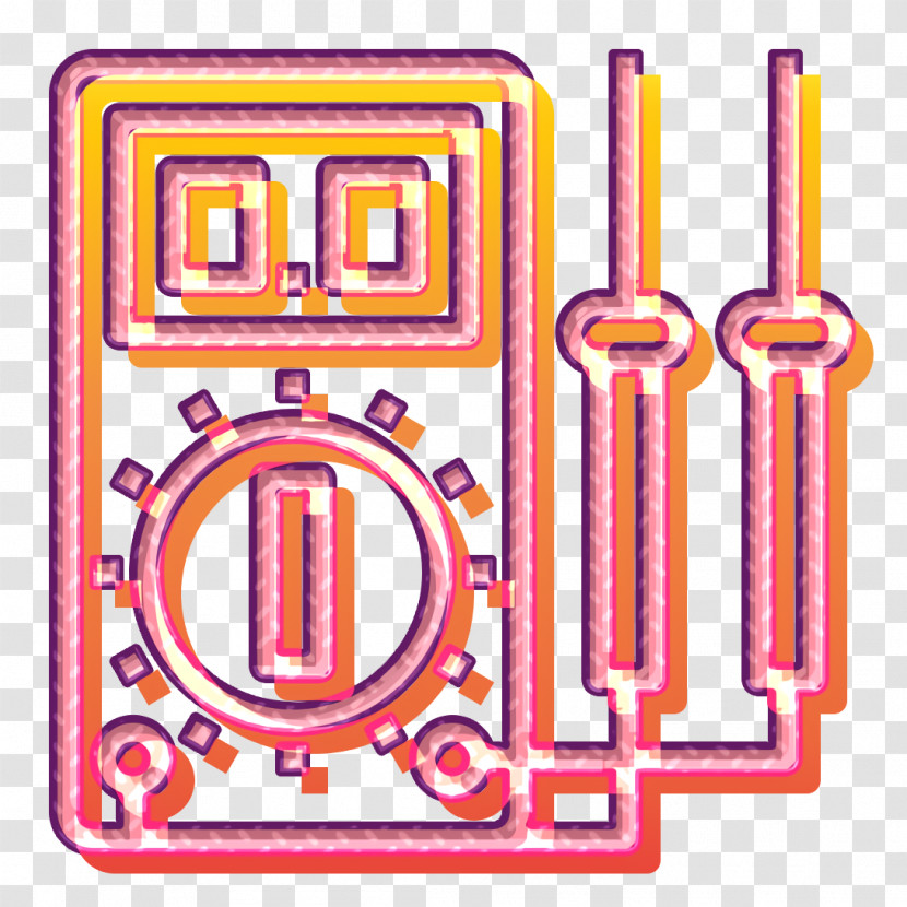 Multimeter Icon Electronic Device Icon Construction And Tools Icon Transparent PNG