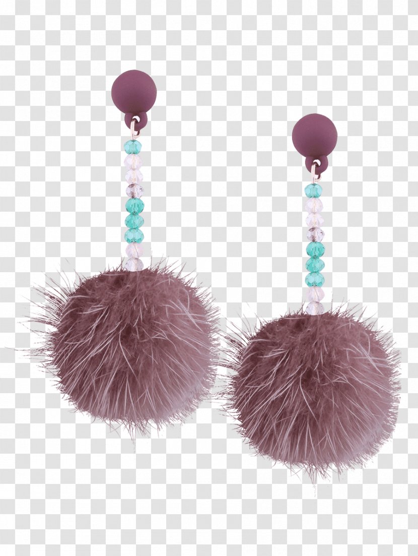 Earring Robe Bead Jewellery Necklace - Fake Fur Transparent PNG