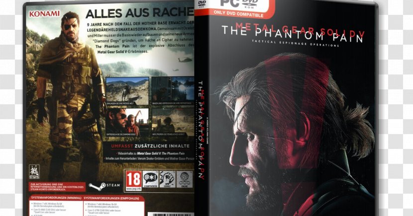 Metal Gear Solid V: The Phantom Pain Ground Zeroes Xbox 360 HD Collection - V Definitive Experience - 5 Transparent PNG