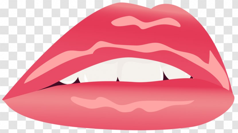 Lip Smile Clip Art - Silhouette Transparent PNG