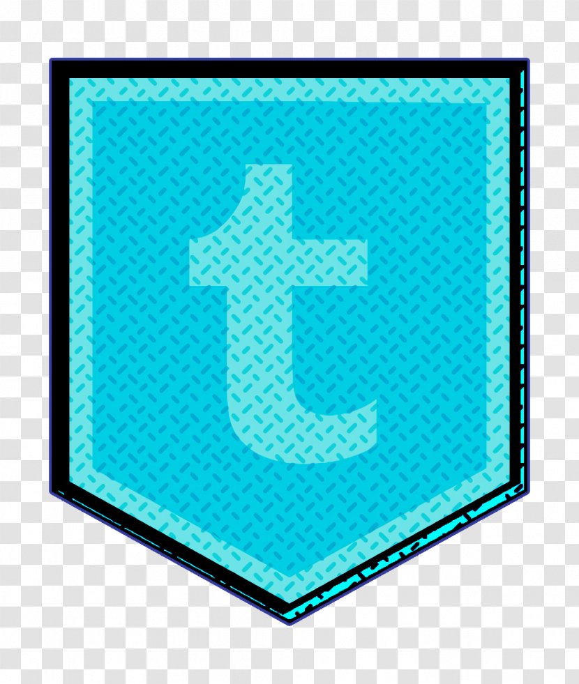 Logo Icon Media Social - Symbol Electric Blue Transparent PNG