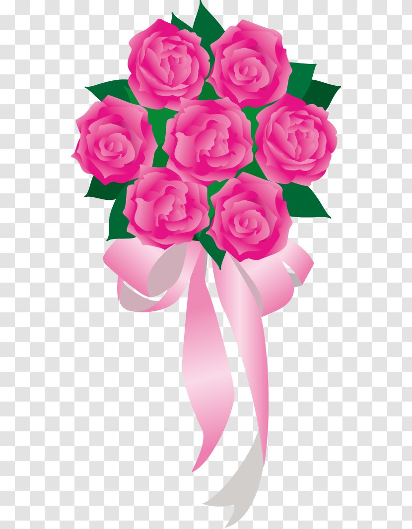 Garden Roses Nosegay Cut Flowers Floral Design - Rose Family - Flower Transparent PNG
