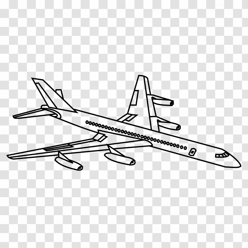 Airplane Drawing Clip Art - Royaltyfree - Aeroplane Transparent PNG